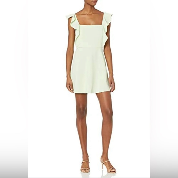 NWT-BCBGeneration, Mint, XL, Cocktail ruffle mini dress - Picture 1 of 7